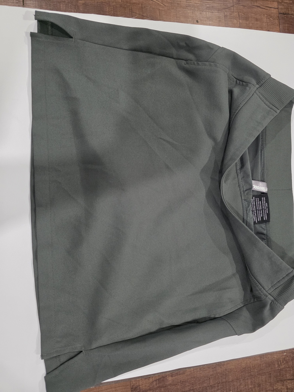 32 Degrees Women's Gray Athletic Pull-On Skort Stretch Elastic Waist S